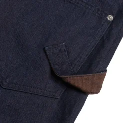 JW Anderson Pantalons*Turn Up Twisted Workwear Jeans Blue / Red