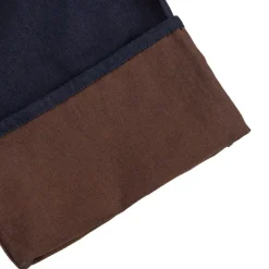JW Anderson Pantalons*Turn Up Twisted Workwear Jeans Blue / Red