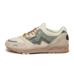Karhu Sneakers En Cuir|Chaussures De Running Retro*Aria 95 Turtledove / Iceberg Green