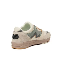 Karhu Sneakers En Cuir|Chaussures De Running Retro*Aria 95 Turtledove / Iceberg Green