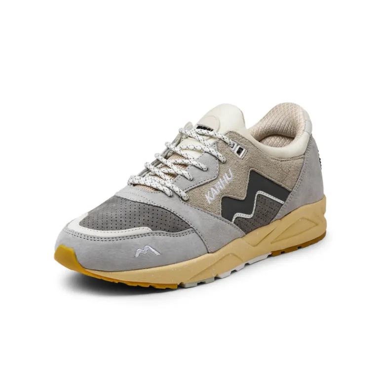 Karhu Sneakers En Cuir|Chaussures De Running Retro*Aria 95 Lunar Rock / Foggy Dew