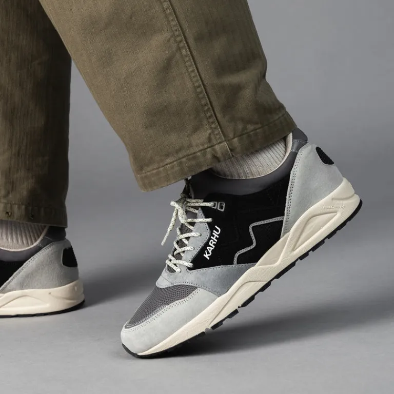 Karhu Sneakers En Cuir|Chaussures De Running Retro*Aria 95 Dawn Blue / Jet Black