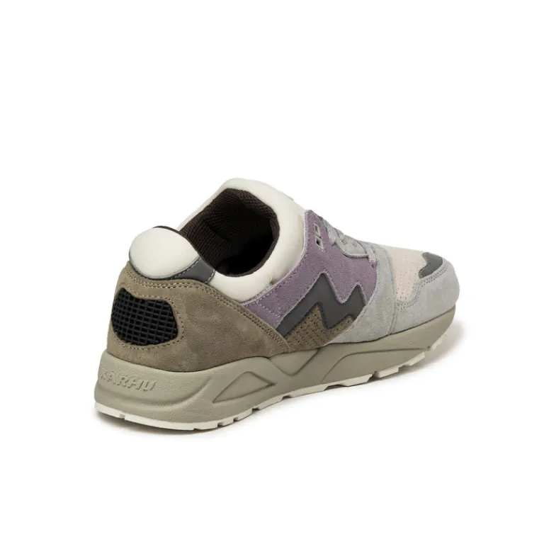 Karhu Sneakers En Cuir|Chaussures De Running Retro*Aria 95 *Mystic Forest* Dawn Blue / Orchid Petal