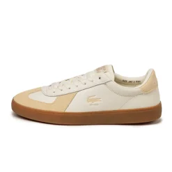 Lacoste Sneakers En Cuir|Baskets Décontractées Terrace*Baseshot Pro Light Yellow / Gum