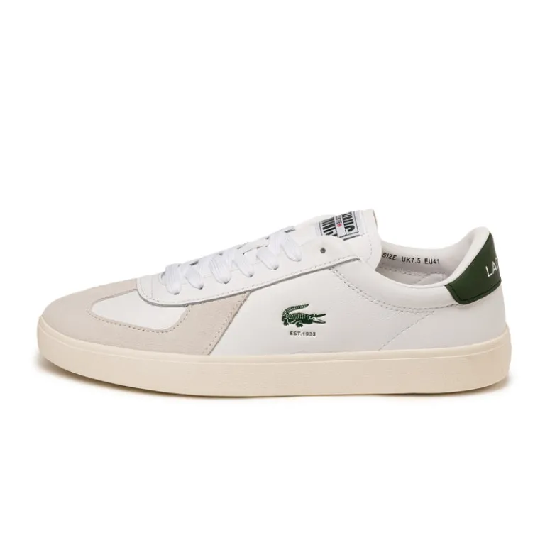 Lacoste Sneakers En Cuir|Baskets Décontractées Terrace*Baseshot Pro White / Off White