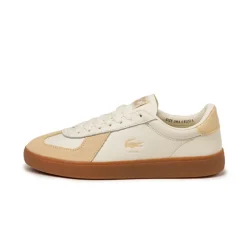 Lacoste Sneakers En Cuir|Baskets Décontractées Terrace*Baseshot Pro W Light Yellow / Gum