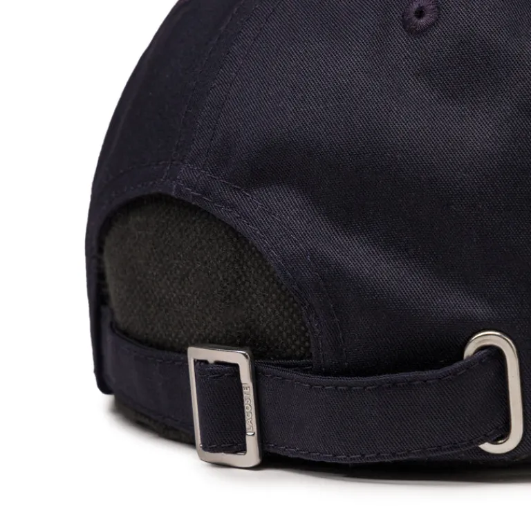 Lacoste Alle Anzeigen|Caps & Bucket Hats*3D Embroidered Cotton Twill Baseball Cap Navy Blue