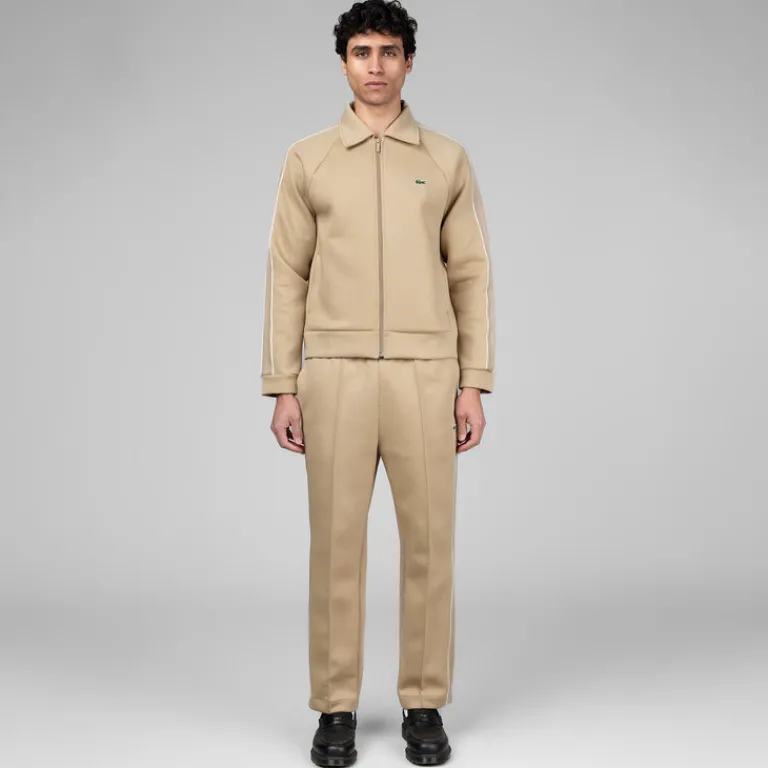 Lacoste Pullover*French Made Zipped Sweatshirt Beige