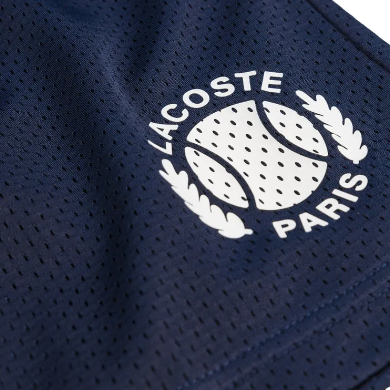 Lacoste Shorts*Graphic Mesh Shorts Midnight Blue