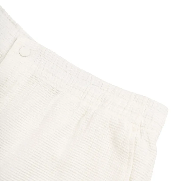 Lacoste Shorts*Lightweight Textured Shorts White