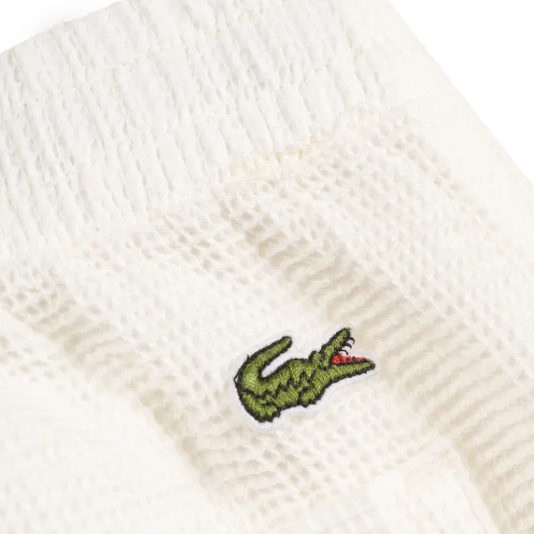 Lacoste Shorts*Lightweight Textured Shorts White