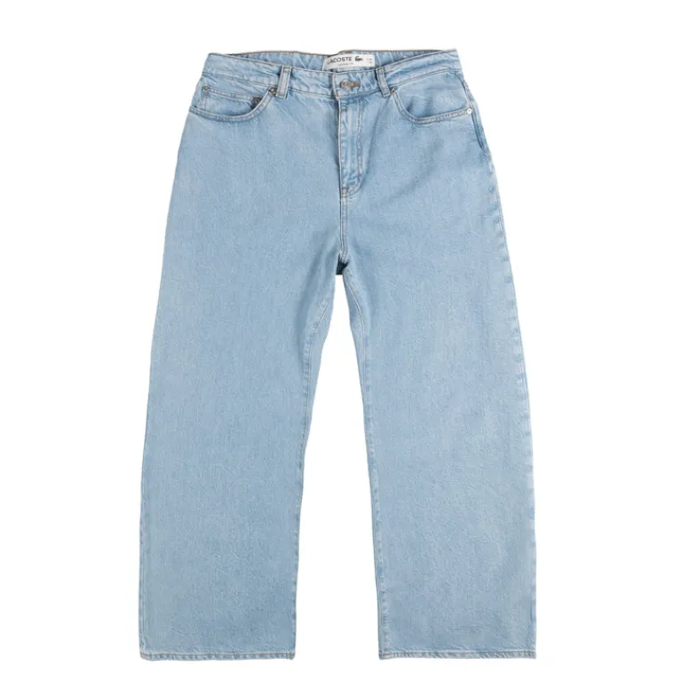 Lacoste Pantalons*Loose Fit Branded 5 Pocket Jeans Blue