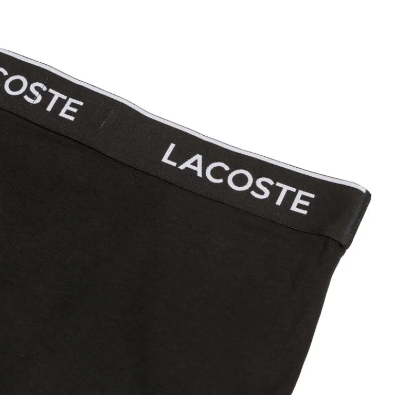 Lacoste Pyjamas & Sous-Vêtements*3-Pack Stretch Cotton Boxer Briefs Black
