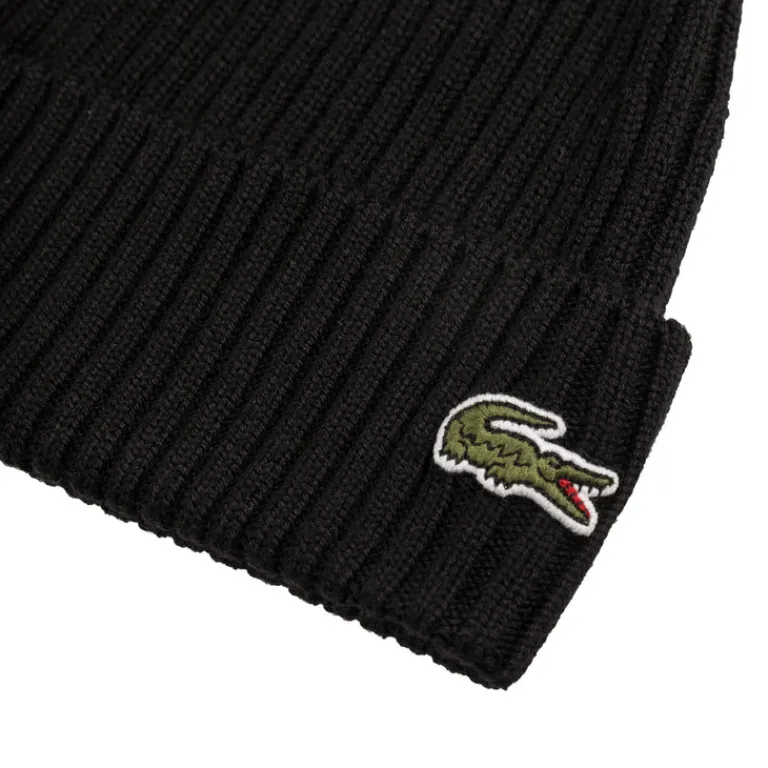 Lacoste Alle Anzeigen|Beanies*Rib Knit Beanie Black