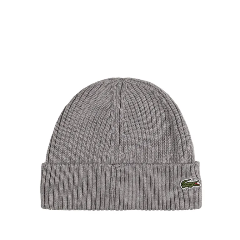 Lacoste Beanies|Alle Anzeigen*Rib Knit Beanie Grey Chine