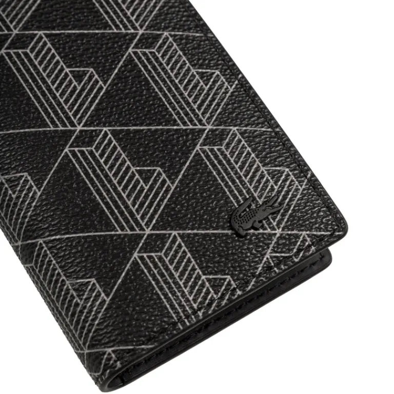 Lacoste Alle Anzeigen|Sacs*The Blend Compact Monogram Billfold Monogram Noir Gris