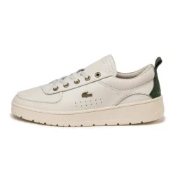 Lacoste Sneakers En Cuir|Baskets Décontractées Terrace*Umpire Off White / Dark Green