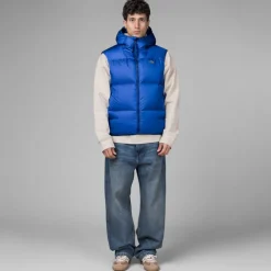 Lacoste Vestes*Water-Repellent Short Puffed Vest Blue