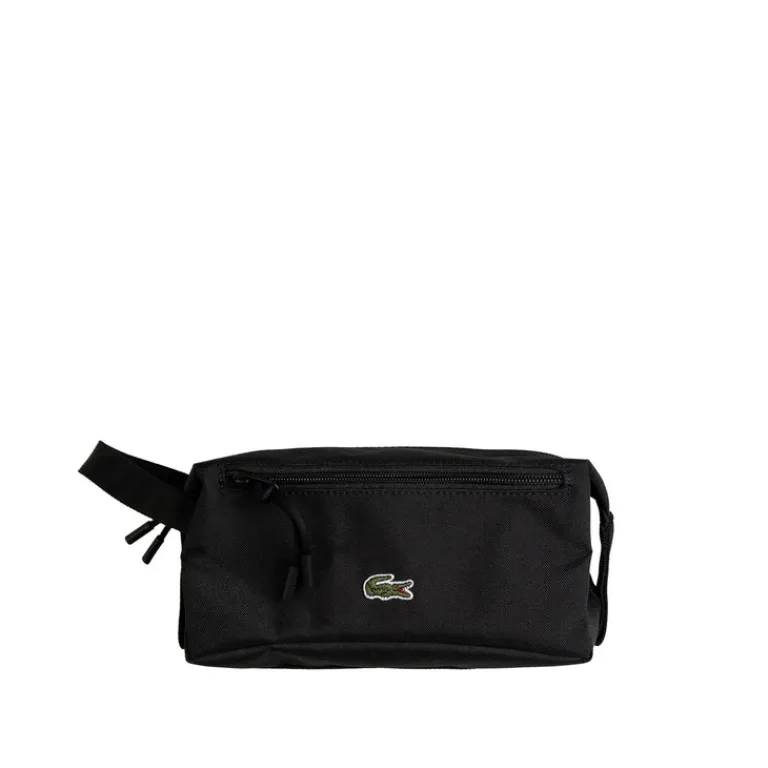 Lacoste Alle Anzeigen|Sacs*Zippered Toiletry Bag Black