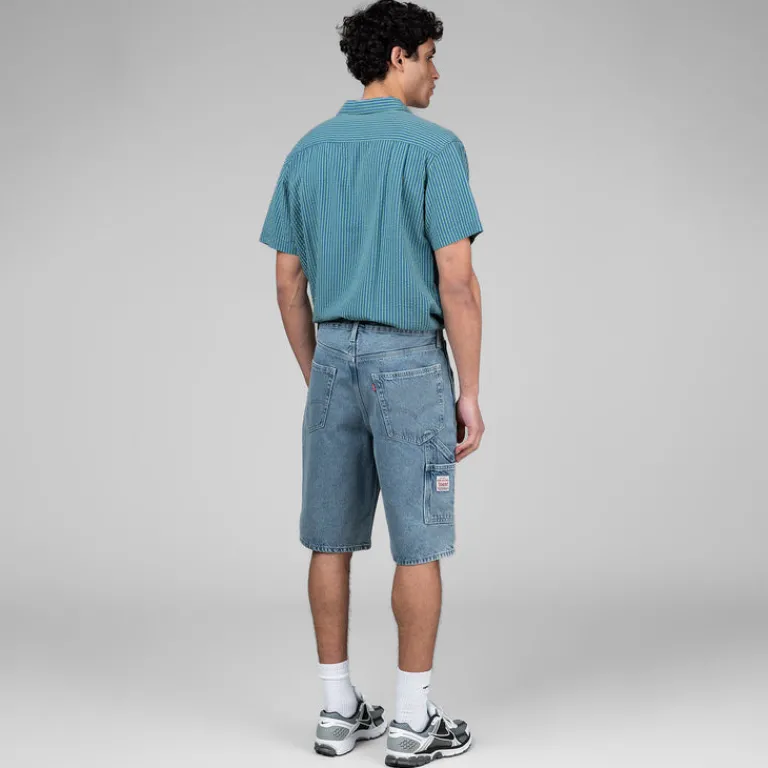Levi's Shorts*568 Loose Carpenter Shorts Put In Work Denim Blue