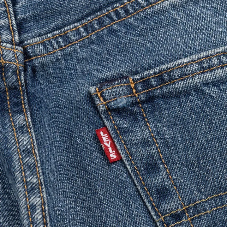 Levi's Pantalons*501 Original Selvedge Jeans Rigid Stf Blue