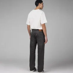 Levi's Pantalons*505 Regular Basalt Rock Selvedge Black