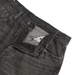 Levi's Pantalons*505 Regular Basalt Rock Selvedge Black