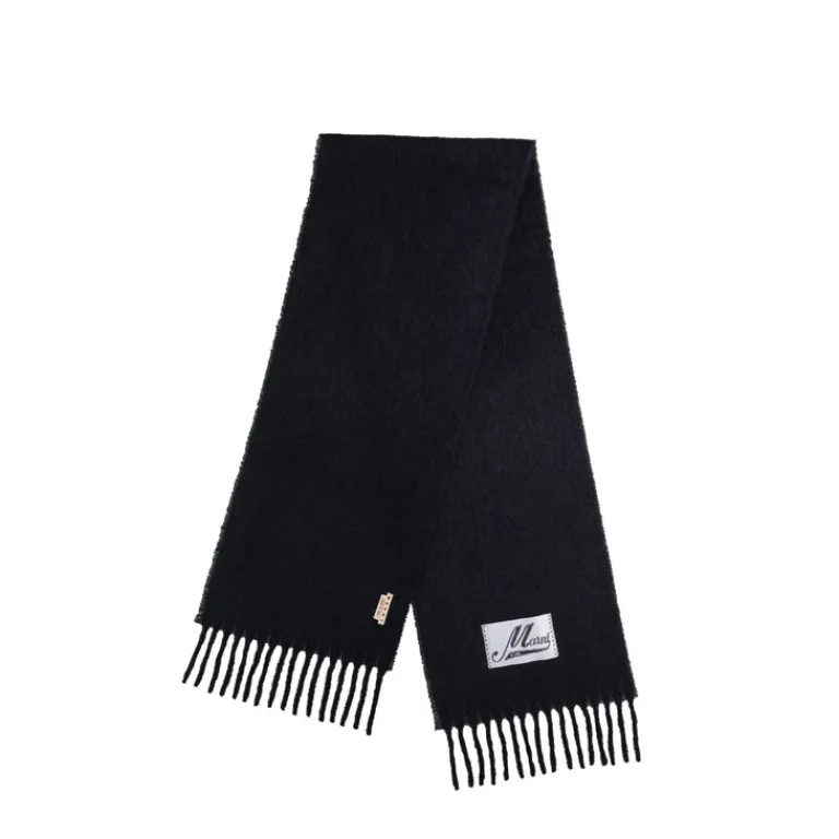 Marni Alle Anzeigen|Écharpes*Brushed Alpaca Scarf Blublack