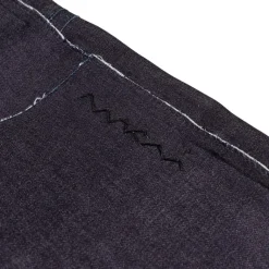 Marni Shorts*Deep Blue Stretch Denim Trompe L'oeil Bermuda-Short Blublack