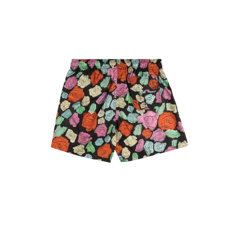 Marni Shorts*Flower Swim Shorts Black