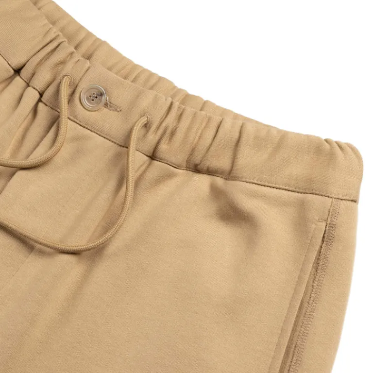 Marni Pantalons*Loopback Organic Cotton Jersey Track Trousers Winter Wheat