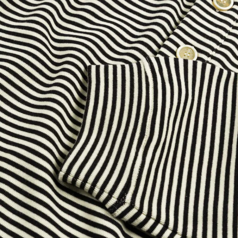 Marni Pullover*Striped Yarn Dyed Sweatshirt Black