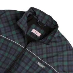 Martine Rose Gilets*Oversized Track Jacket Black Tartan