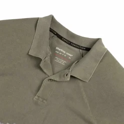 Martine Rose T-Shirts*Padded Polo Green Khaki Marlboro