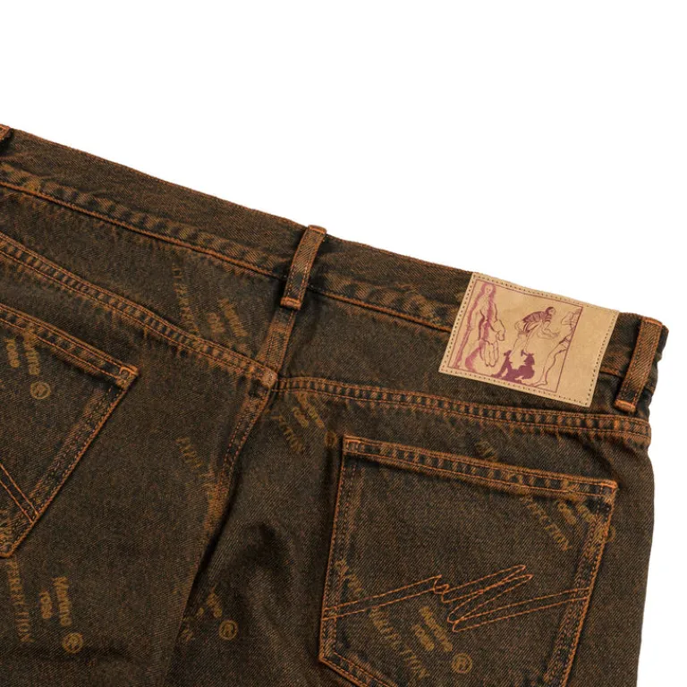 Martine Rose Pantalons*Relaxed Fit Jean Orange Laser