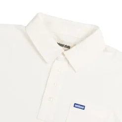 Metalwood T-Shirts*Airy Pocket Polo White
