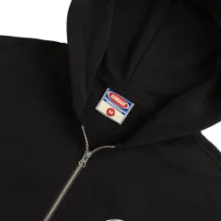 Metalwood Sweats À Capuche*Club 74 Zip Hooded Sweatshirt Black