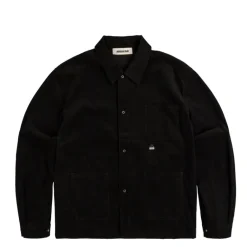 Metalwood Chemises*Corduroy Overshirt Black