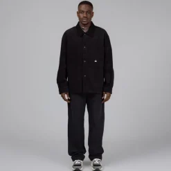 Metalwood Chemises*Corduroy Overshirt Black