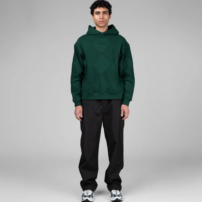 Metalwood Sweats À Capuche*Diamond Terry Hooded Sweatshirt Deep Forest