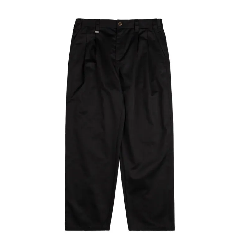 Metalwood Survêtements*Elastic Waist Baggy Pant Black
