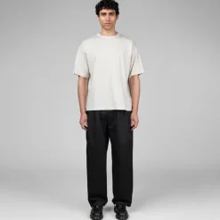 Metalwood Survêtements*Elastic Waist Baggy Pant Black