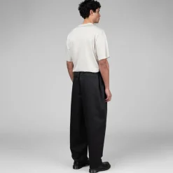 Metalwood Survêtements*Elastic Waist Baggy Pant Black