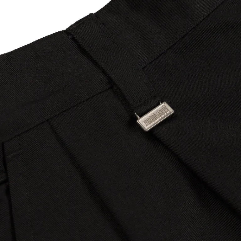 Metalwood Survêtements*Elastic Waist Baggy Pant Black