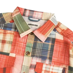 Metalwood Chemises*Madras Patch Explorer Shirt Multicolor