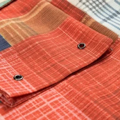 Metalwood Chemises*Madras Patch Explorer Shirt Multicolor