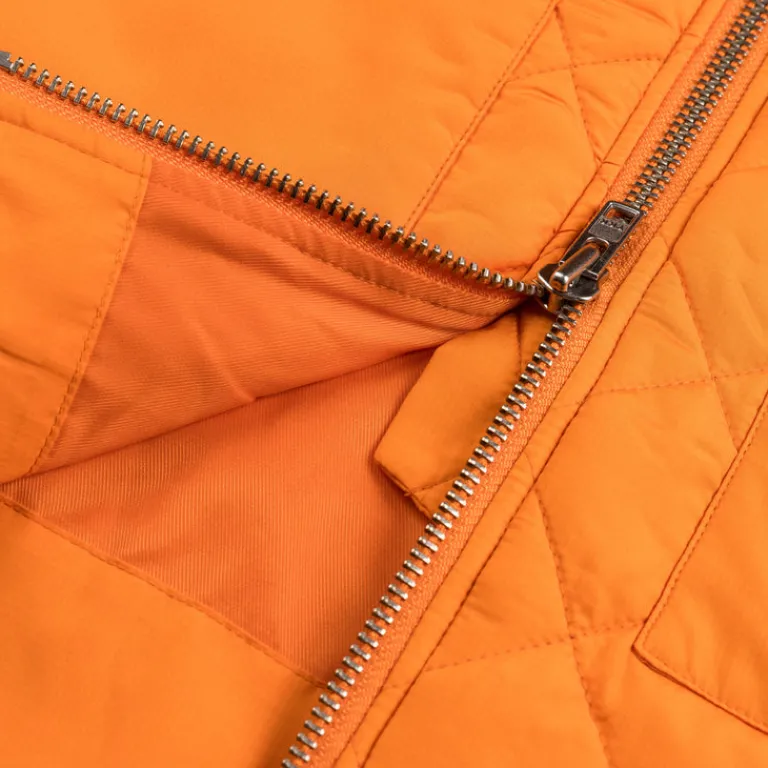 Metalwood Vestes*Padded Vest Orange