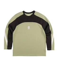 Metalwood T-Shirts*Paneled Poly Top Mint