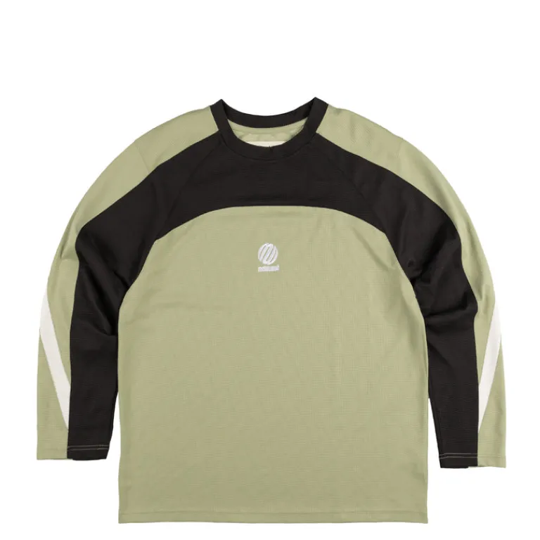 Metalwood T-Shirts*Paneled Poly Top Mint