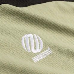 Metalwood T-Shirts*Paneled Poly Top Mint